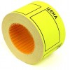 Ценник на клейкой основе Rolls, 50 x 40 мм, желтый