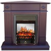 Каминокомплект Smolcom Brighton Corner STD-ASP с Fobos-S Lux BL LT (махагон коричневый)