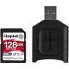 Карта памяти Kingston Canvas React Plus SDXC 128GB (с кардридером)