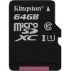 Карта памяти Kingston Canvas Select SDCS/64GBSP microSDXC 64GB