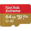 Карта памяти SanDisk Extreme SDSQXAH-064G-GN6MA microSDXC 64GB