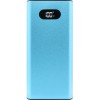 Внешний аккумулятор TFN Blaze LCD PD 20000mAh (голубой)